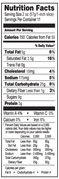 DFW Fundraising | Blueberry Cream Cheese Butter Braid Pastry Nutrition Facts | Bluebonnet Fundraising